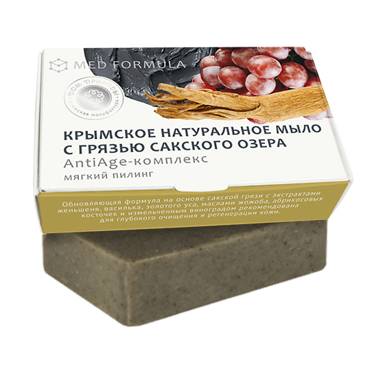 Натуральное мыло MED formula AntiАge-комплекс мягкий пилинг